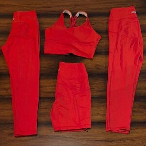 Elite Eleven Red Activewear Set Size Small